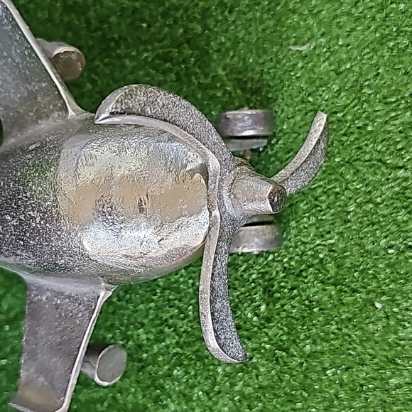 Vintage Old Solid Cast Aluminum Art Deco Style Model - Picture 4 of 14